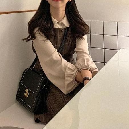 Vintage Buttoned Blouse