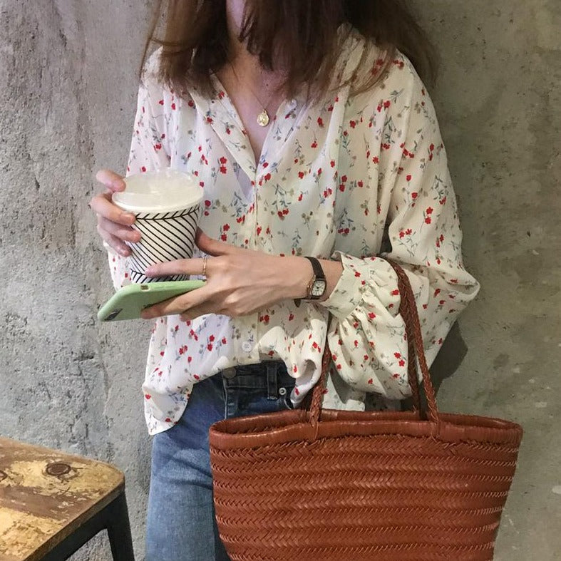Blouse With Floral Pattern