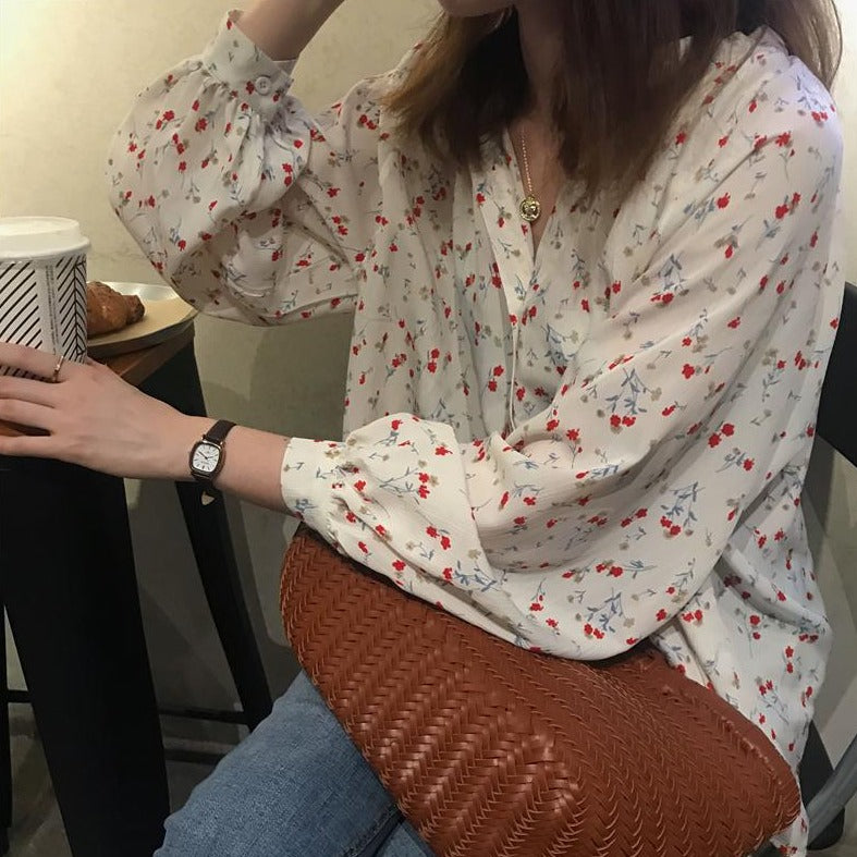Blouse With Floral Pattern