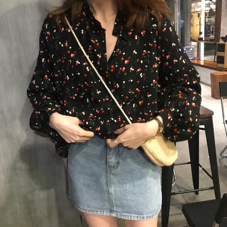 Blouse With Floral Pattern