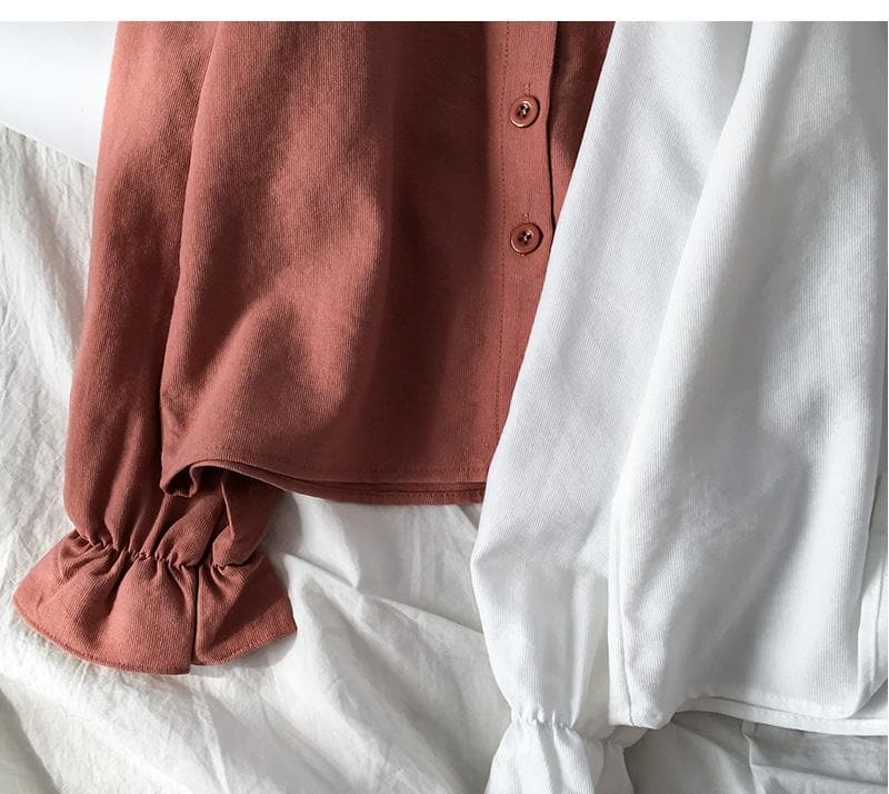 Collared Longsleeve Blouse