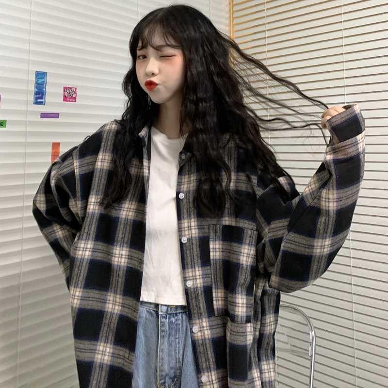 Plaid Button-Down Shirt With Pocket