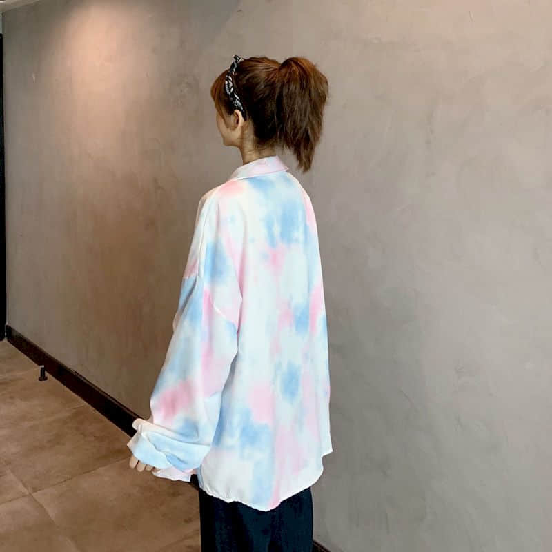 Pastel Tie Dye Blouse